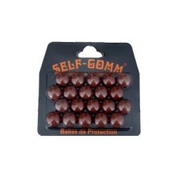 Self-Gomm Balles caoutchouc  x20 