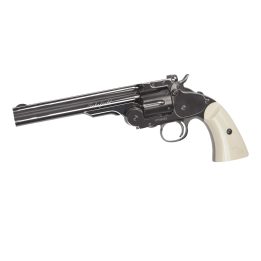 REVOLVER SCHOFIELD 6" STEEL GREY CO2 4.5MM BB