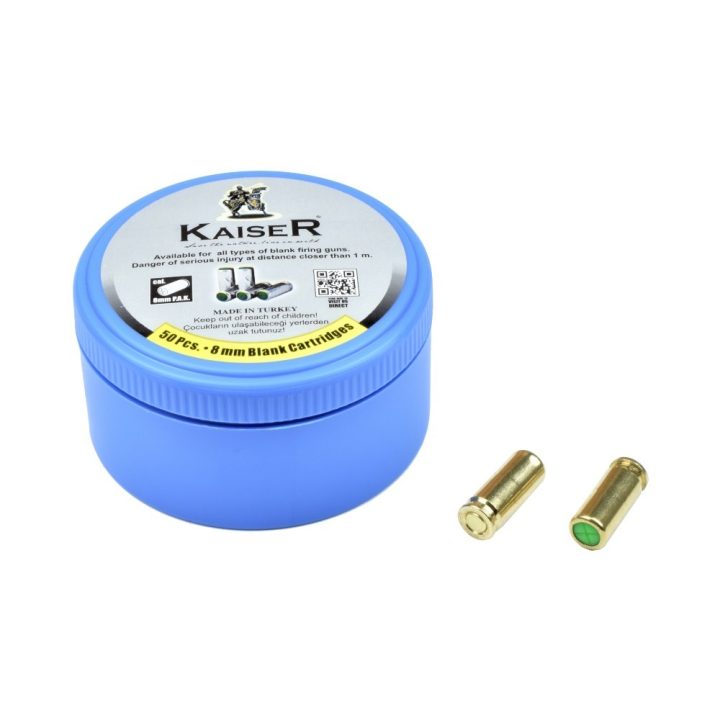 CARTOUCHE  8mm PAK KAISER x50 cartouches